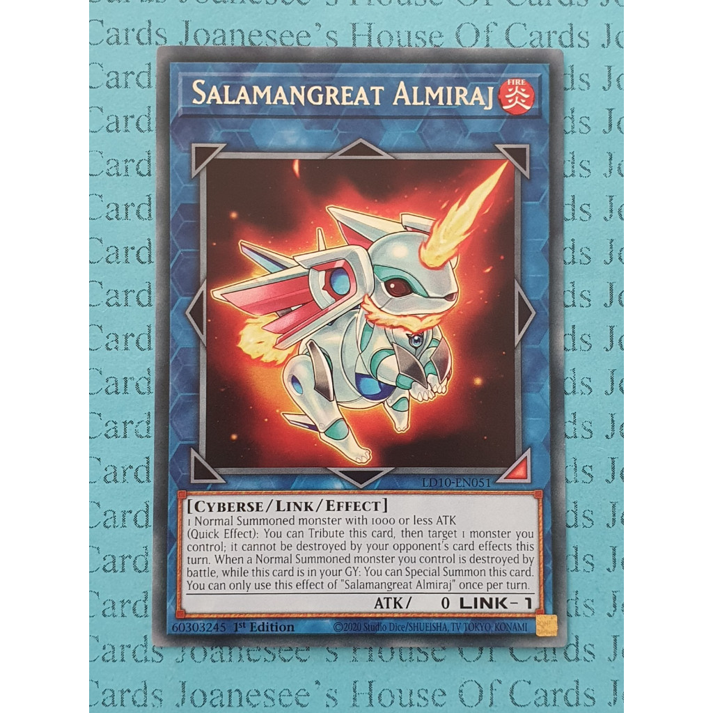 rare Lá thẻ bài Yugioh Salamangreat Almiraj link