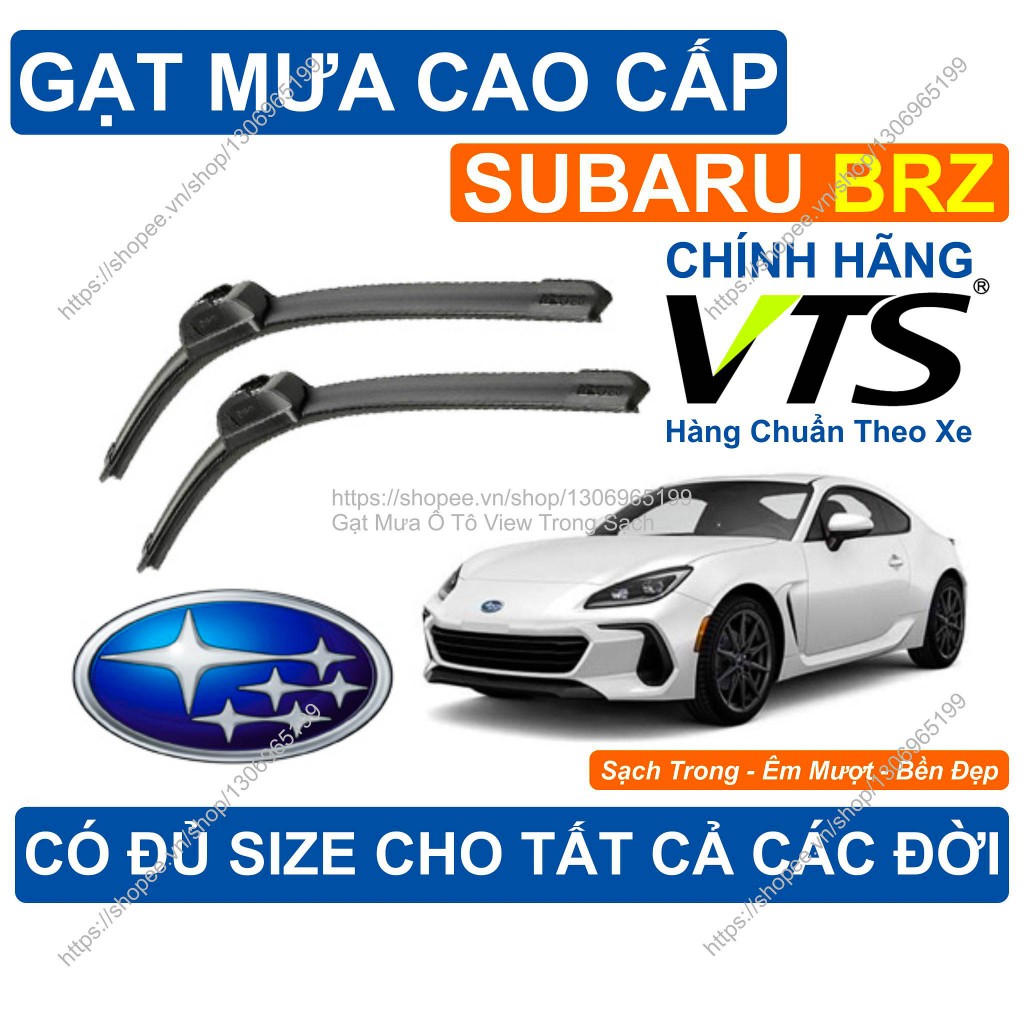 Gạt Mưa Kính Lái Subaru BRZ, Cặp Gạt Mưa Kính Lái Cho Các Dòng Xe Subaru BRZ, Có Đủ Size Cho Các Đời