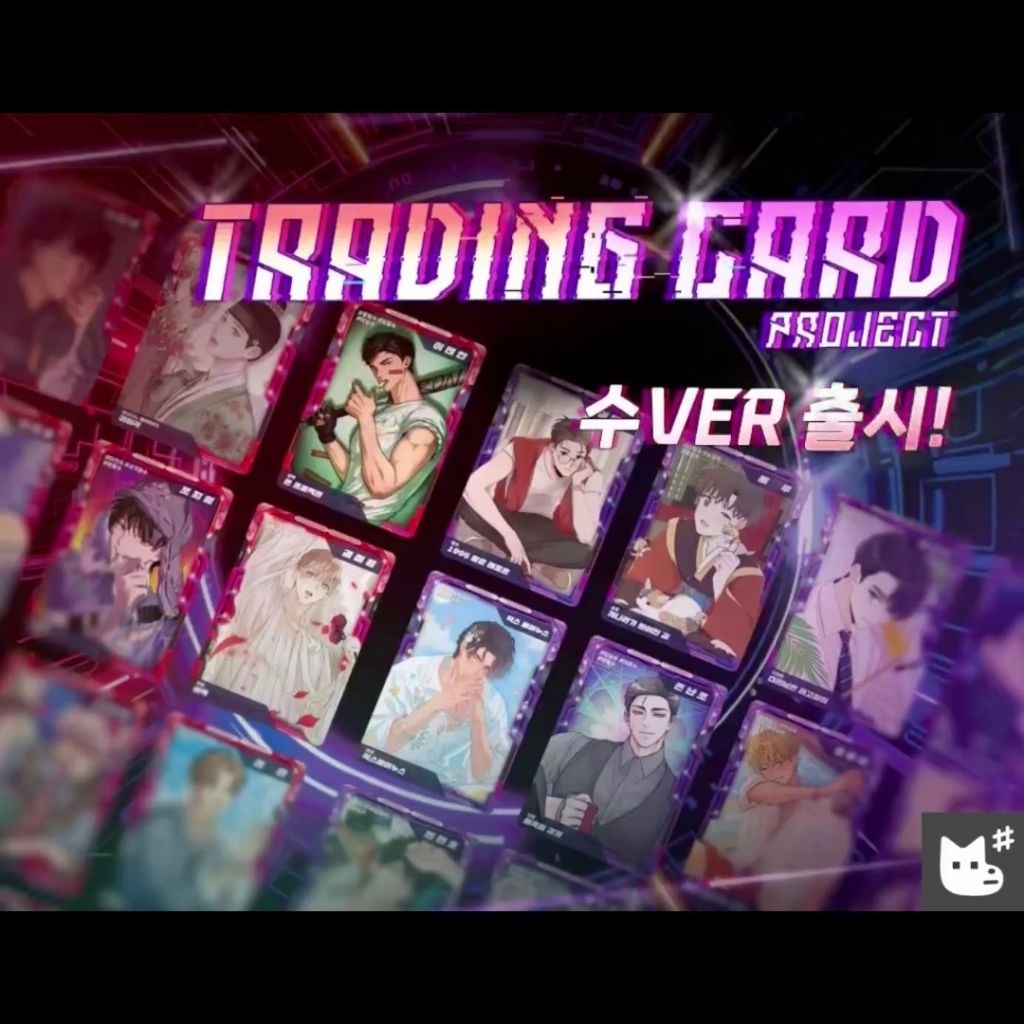 [SẴN] Trading Card TOP+BOT Manhwa BL Official Chính hãng
