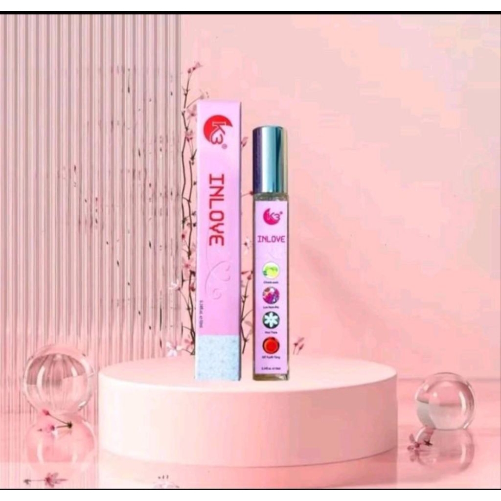 Nước hoa inlove k3 10ml bảm đặc biệt - Hương thơm tinh tế, phù hợp cho mọi dịp