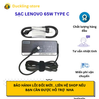 Sạc Laptop Lenovo 20V - 3.25A 65W Đầu Type C Lenovo Thinkpad Yoga Ideapad-Adapter Lenovo New - ZIN