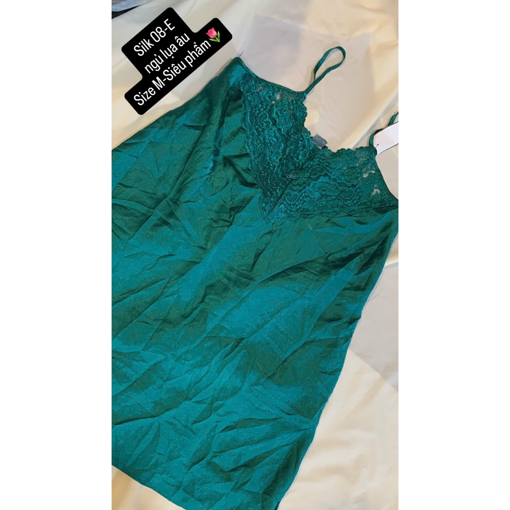 [Silk 08 - size M]🌸 ĐỒ NGỦ LỤA 2HAND KIỆN MỸ 🌸đầm🌸áo🌸quần🌸chân váy