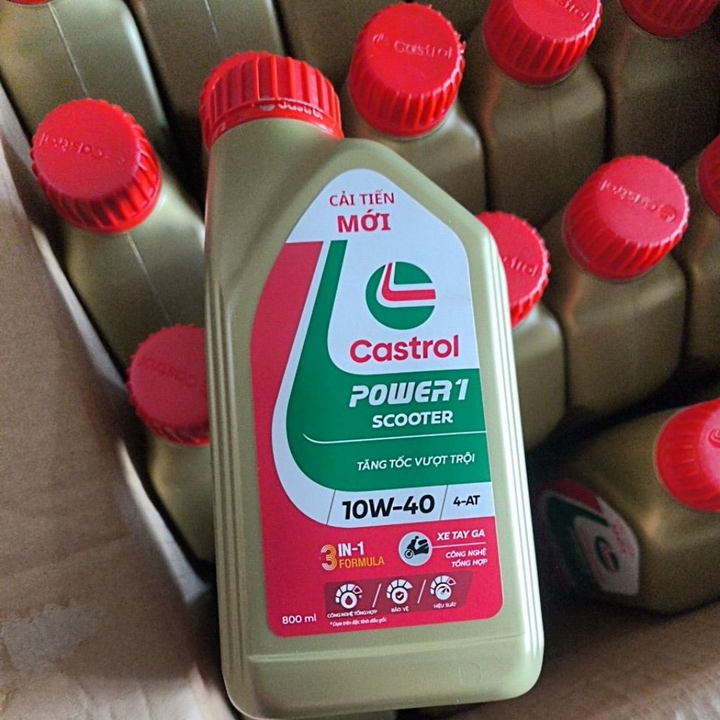 Castrol POWER1 Scooter 10W-40 dành cho xe tay ga.