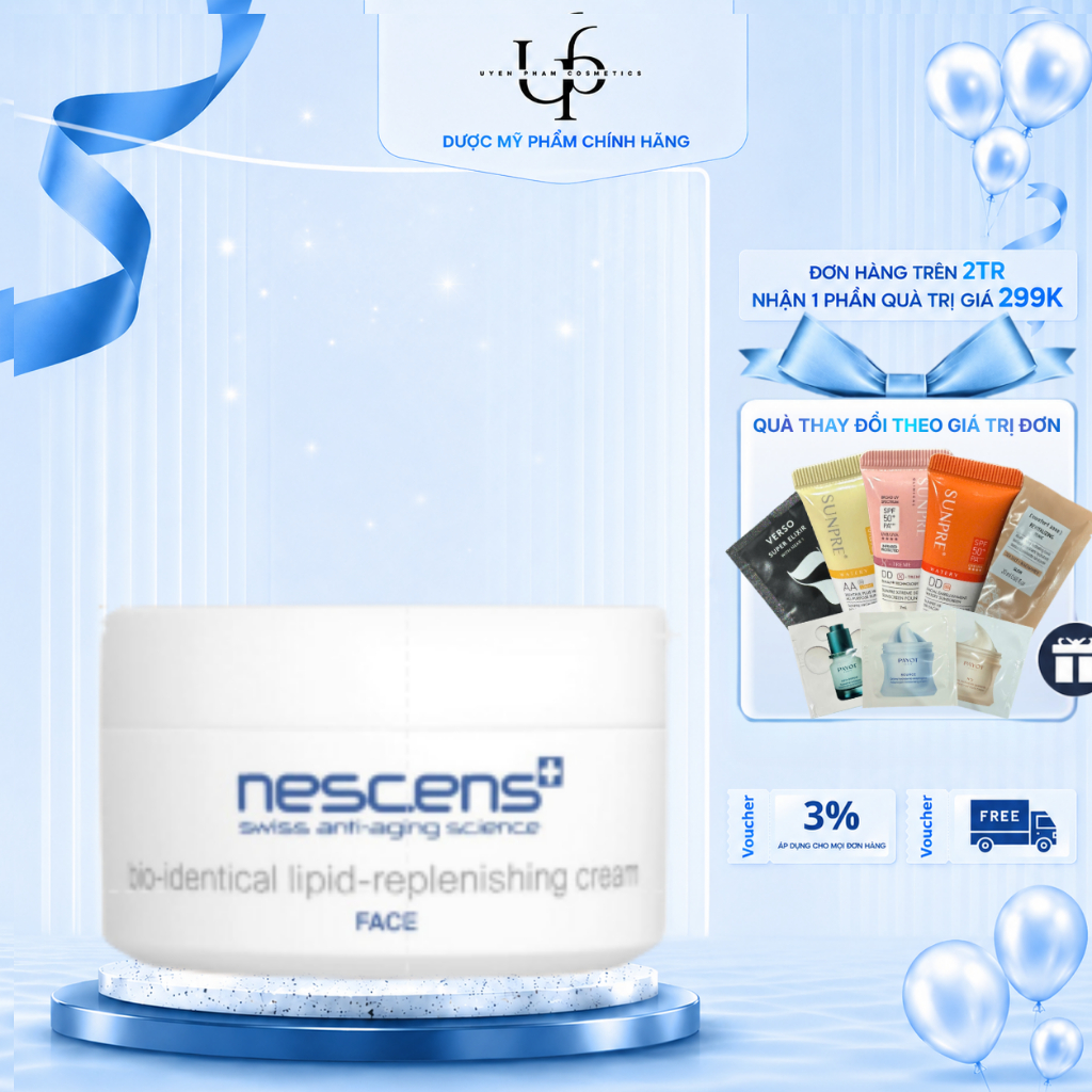 [Công Ty] NESCENS Bio-identical Lipid-Replenishing Cream - Kem Bù Đắp Lipid 50ml