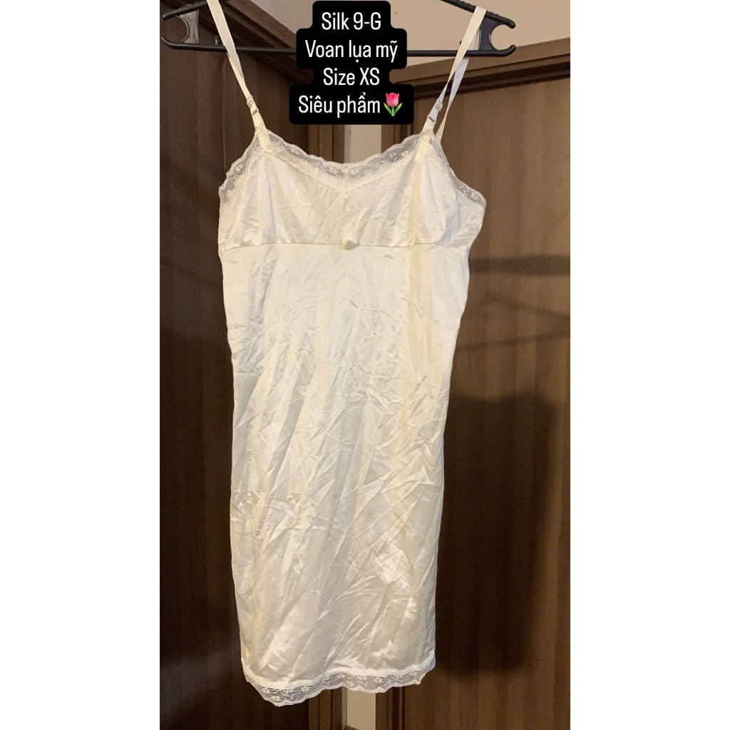 [Silk 09, 10- size S,M]🌸 ĐỒ NGỦ LỤA 2HAND KIỆN MỸ 🌸đầm🌸áo🌸quần🌸chân váy