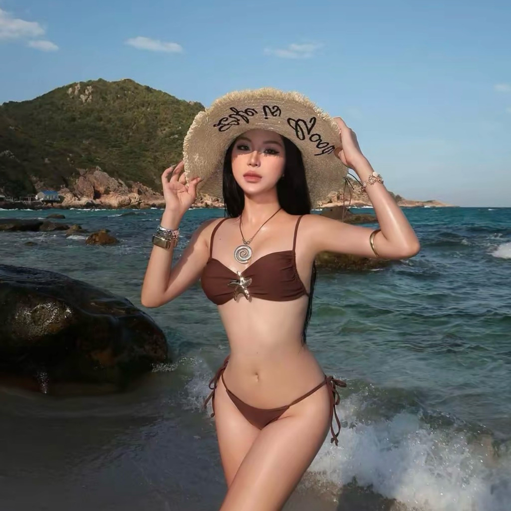 Bikini 2 Mảnh Jully Áo Có Mút Sẵn Phối Sao Biển Nhiều Màu - BKN15 | BigBuy360 - bigbuy360.vn