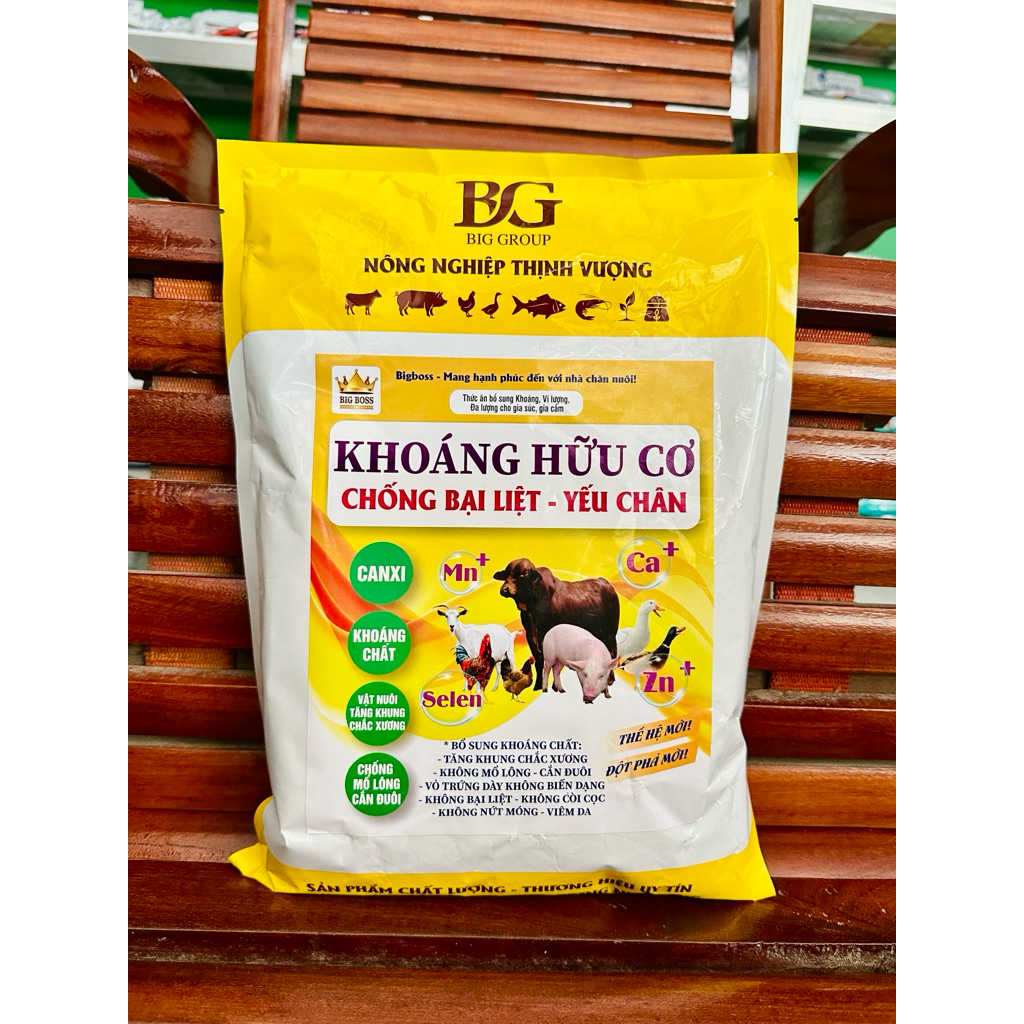 Khoáng Hữu Cơ BigBoss Bổ Sung Canxi & Vi Khoáng Cho Gia Súc Gia Cầm