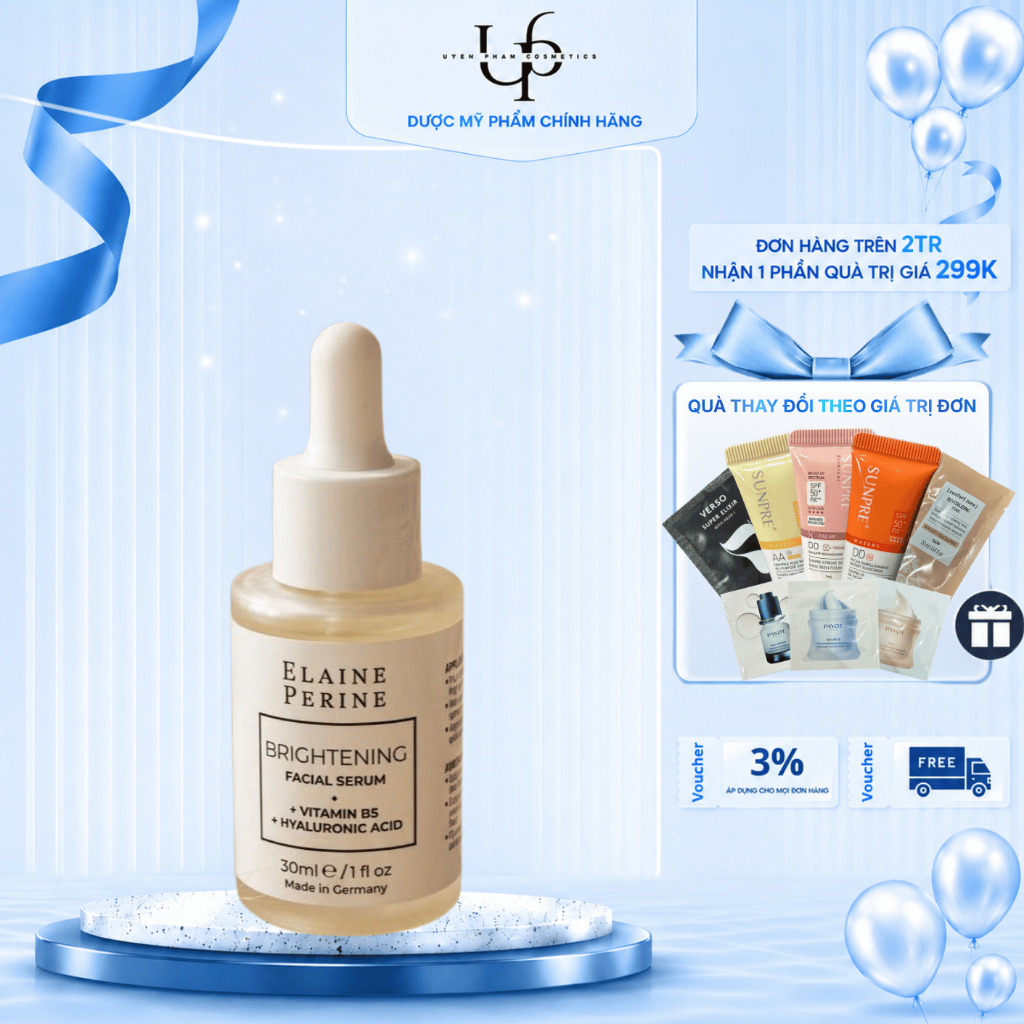 [Công Ty] ELAINE PERINE Brightening Facial Serum – Serum Dưỡng Sáng Phục Hồi Da 30ml