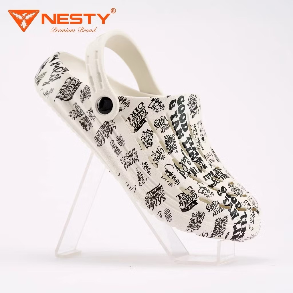DÉP SỤC NESTY GIA ĐÌNH IN HOẠ TIẾT CHỮ ÊM CHÂN NE23-2
