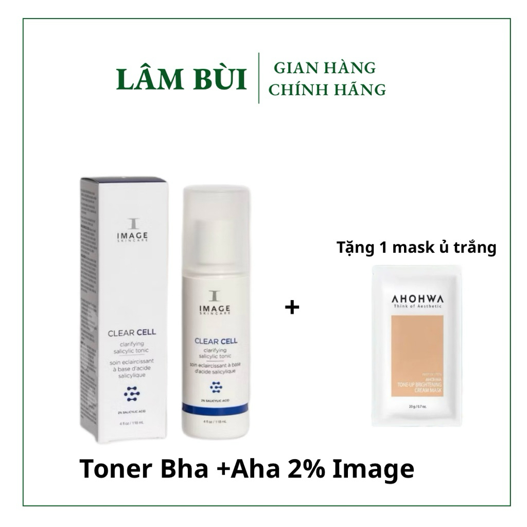 Dung Dịch 2% BHA Cho Da Dầu Mụn IMAGE Skincare CLEAR CELL Clarifying Salicylic Tonic 118ml | Lâm Bùi