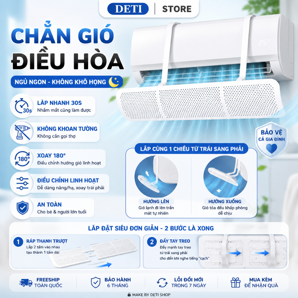 Tấm chắn gió điều hòa 🌸FREESHIP🌸 tấm chắn đổi hướng gió điều hòa máy lạnh có thể điều chỉnh kích thước | BigBuy360 - bigbuy360.vn