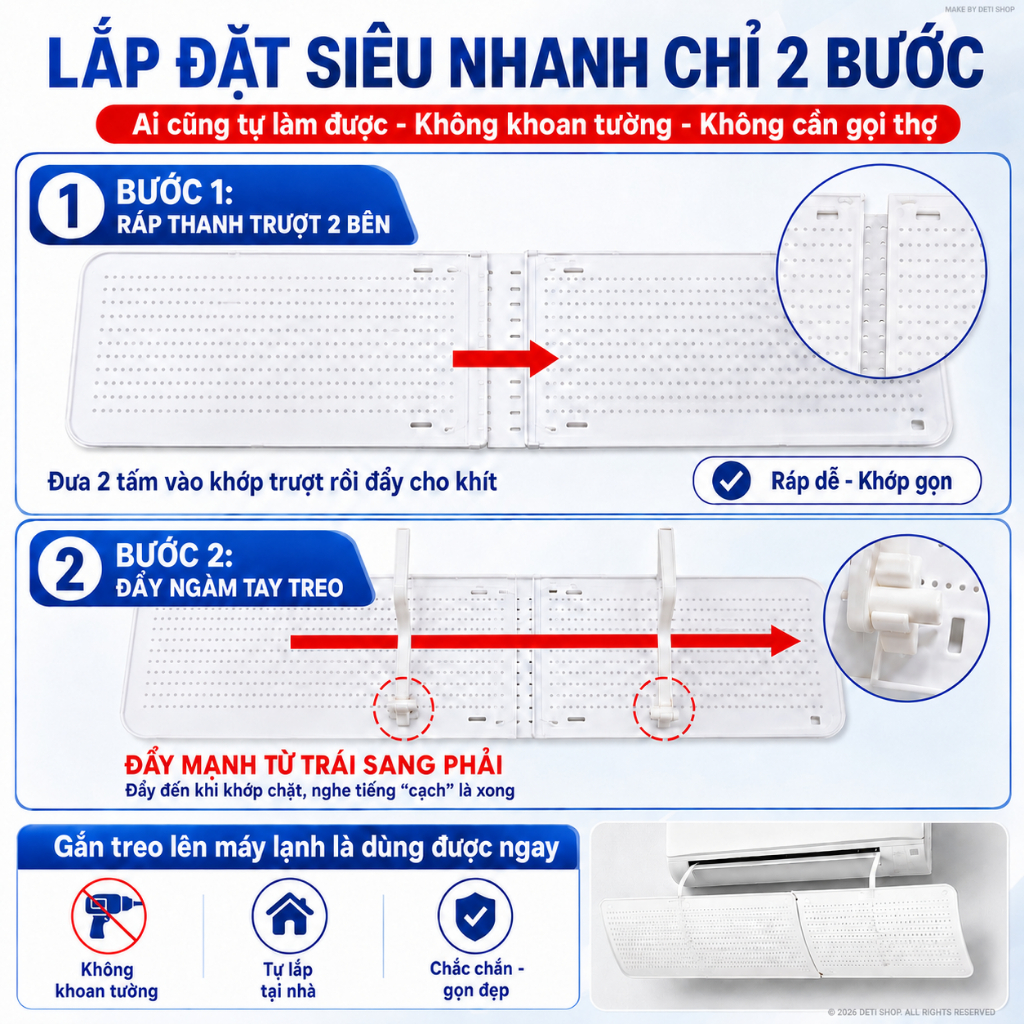 Tấm chắn gió điều hòa 🌸FREESHIP🌸 tấm chắn đổi hướng gió điều hòa máy lạnh có thể điều chỉnh kích thước | BigBuy360 - bigbuy360.vn
