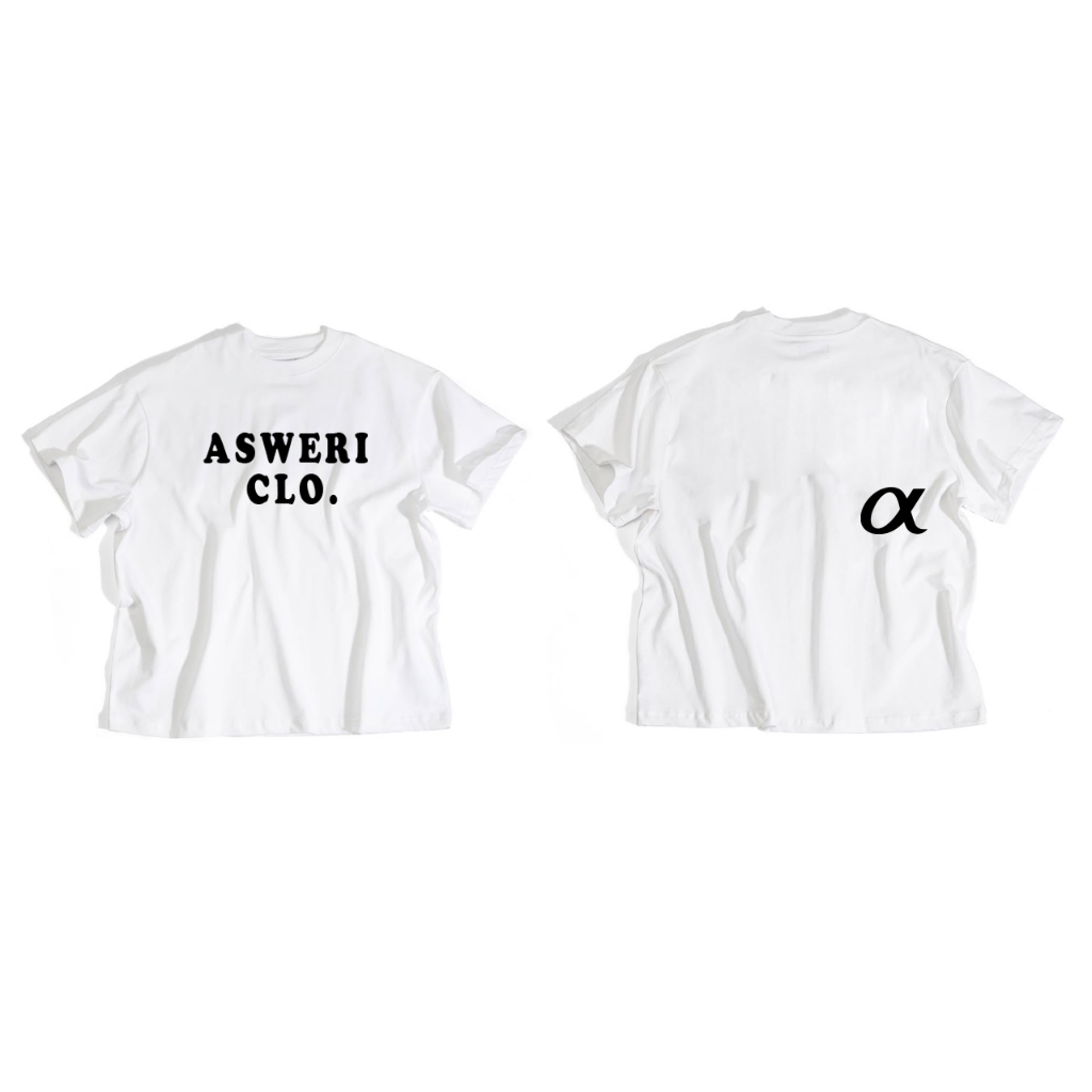 Áo Thun BOXY - ASWERI - ASWE CLO - Thêu xù - cotton 280gsm.