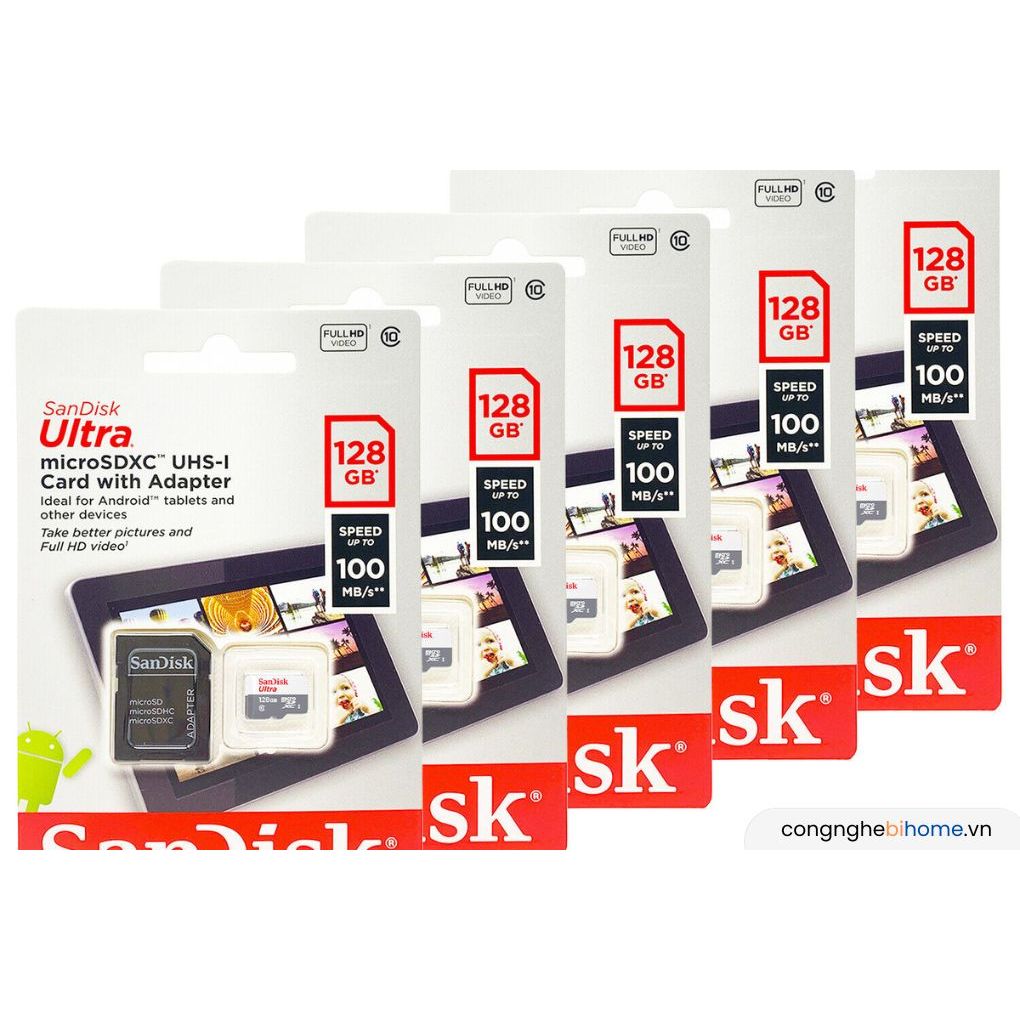 Thẻ nhớ A1 Ultra MicroSD 16GB-128GB  ( Extreme Pro / Extreme/ Ultra ) - Bảo Hành 5 Năm - Chính Hãng