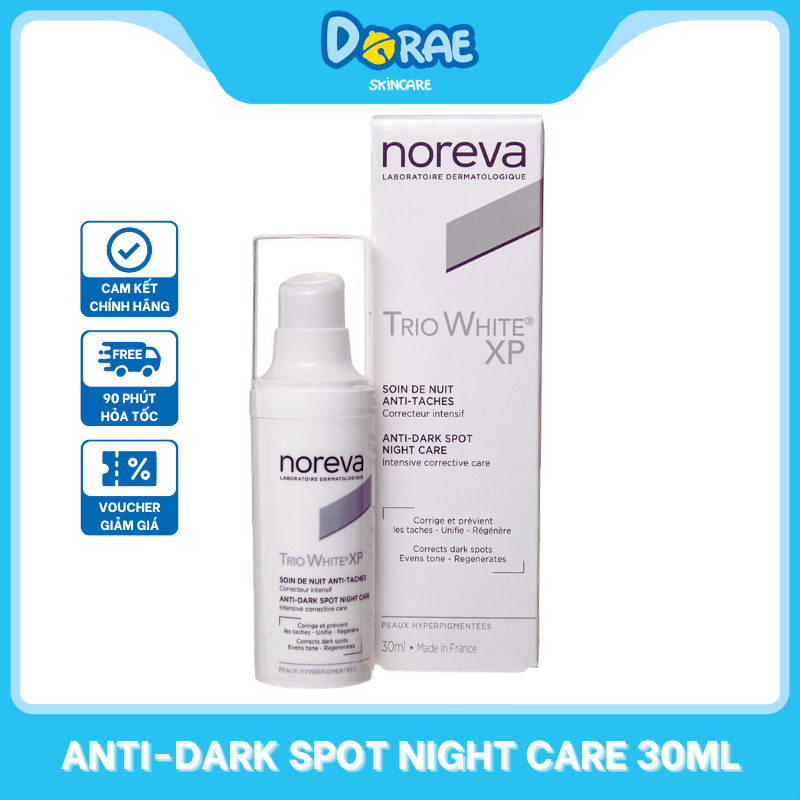NOREVA l Kem dưỡng trắng da ban đêm Noreva Trio White Xp Anti - Dark Spot Night Care