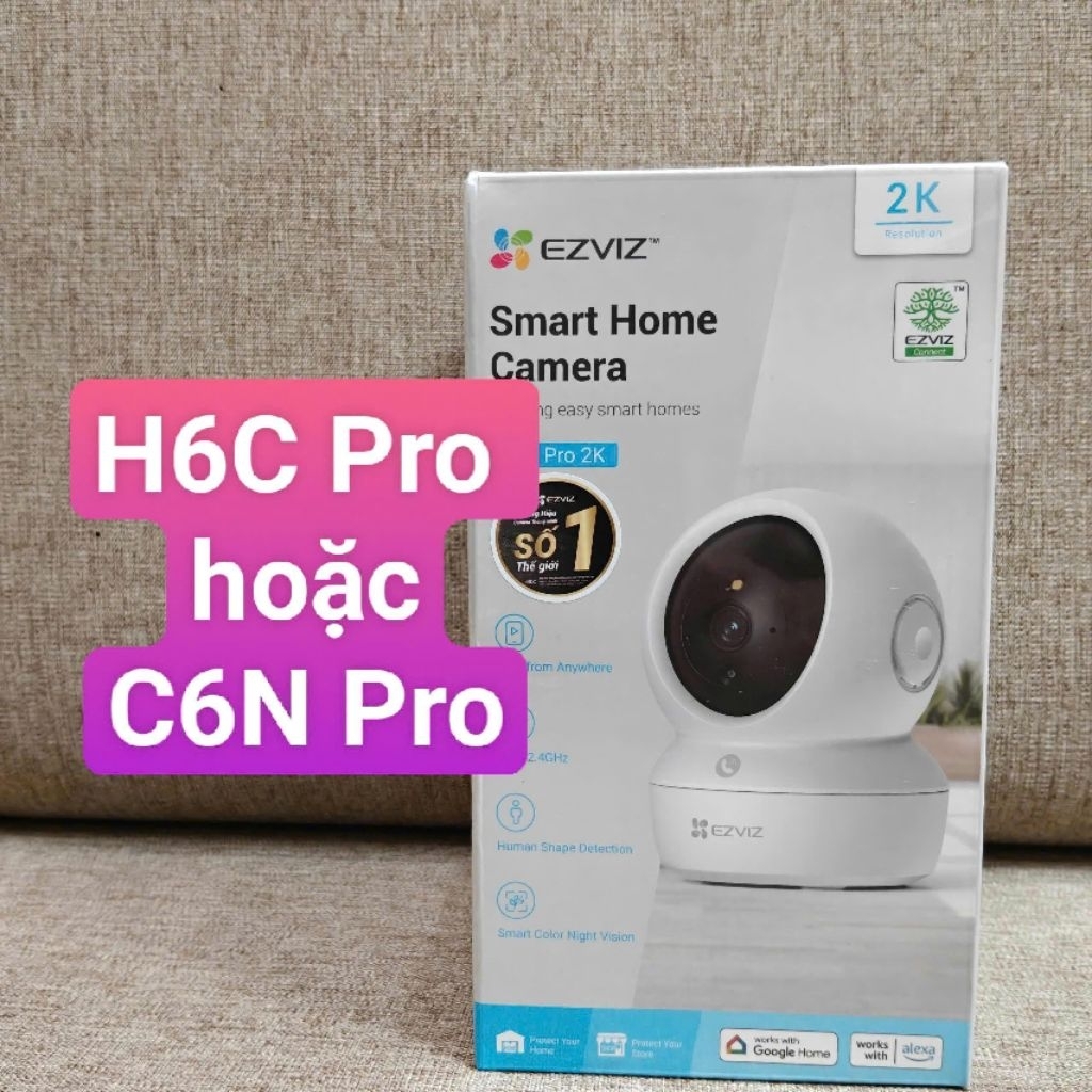 Camera wifi EZviz H6C Pro 3MP ban đêm có màu
