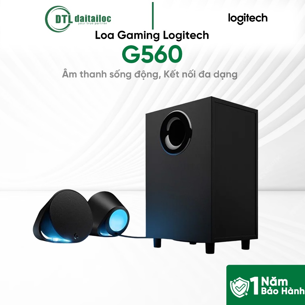 Loa Logitech G560 Gaming Âm thanh sống động Kết nối đa dạng | Chính Hãng | Bảo Hành 12 Tháng