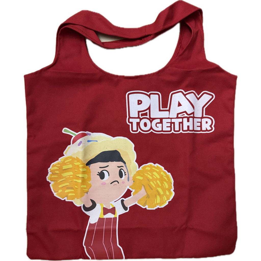 Túi Tote Đỏ Play Together VNG Limited Quà Tặng Offline Cực Chất
