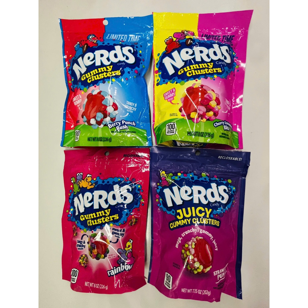 Kẹo Dẻo Nerds Gummy Clusters 202g-226g