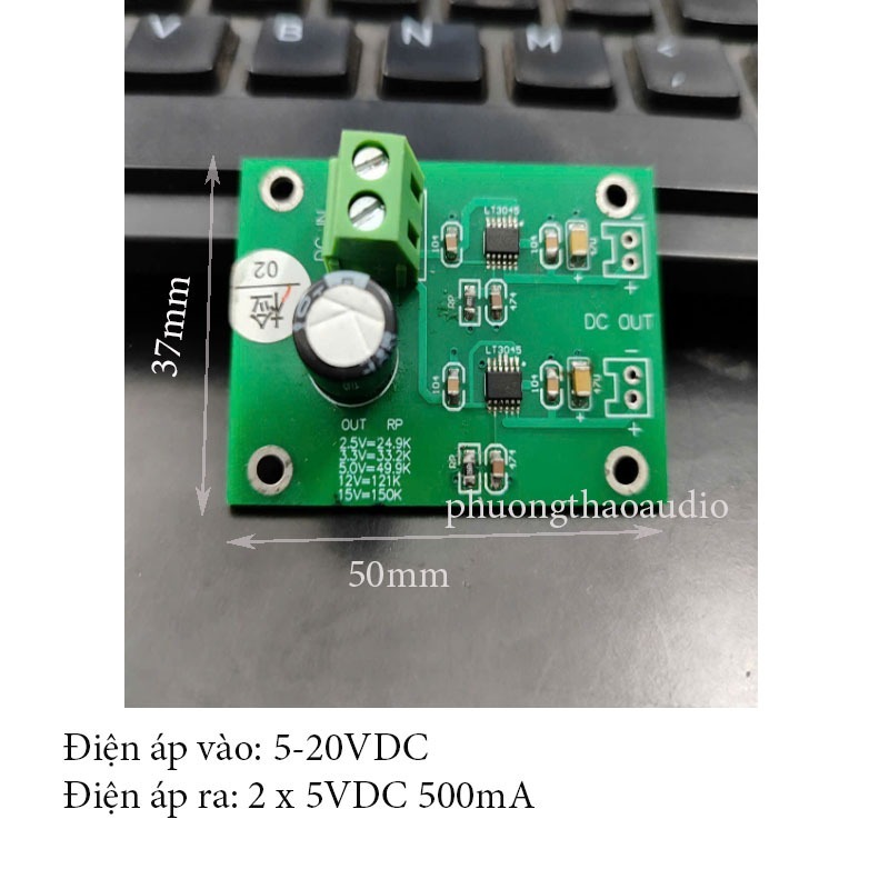 Mạch ổn áp LT3045 3094 3042, Kit ổn áp LT3045