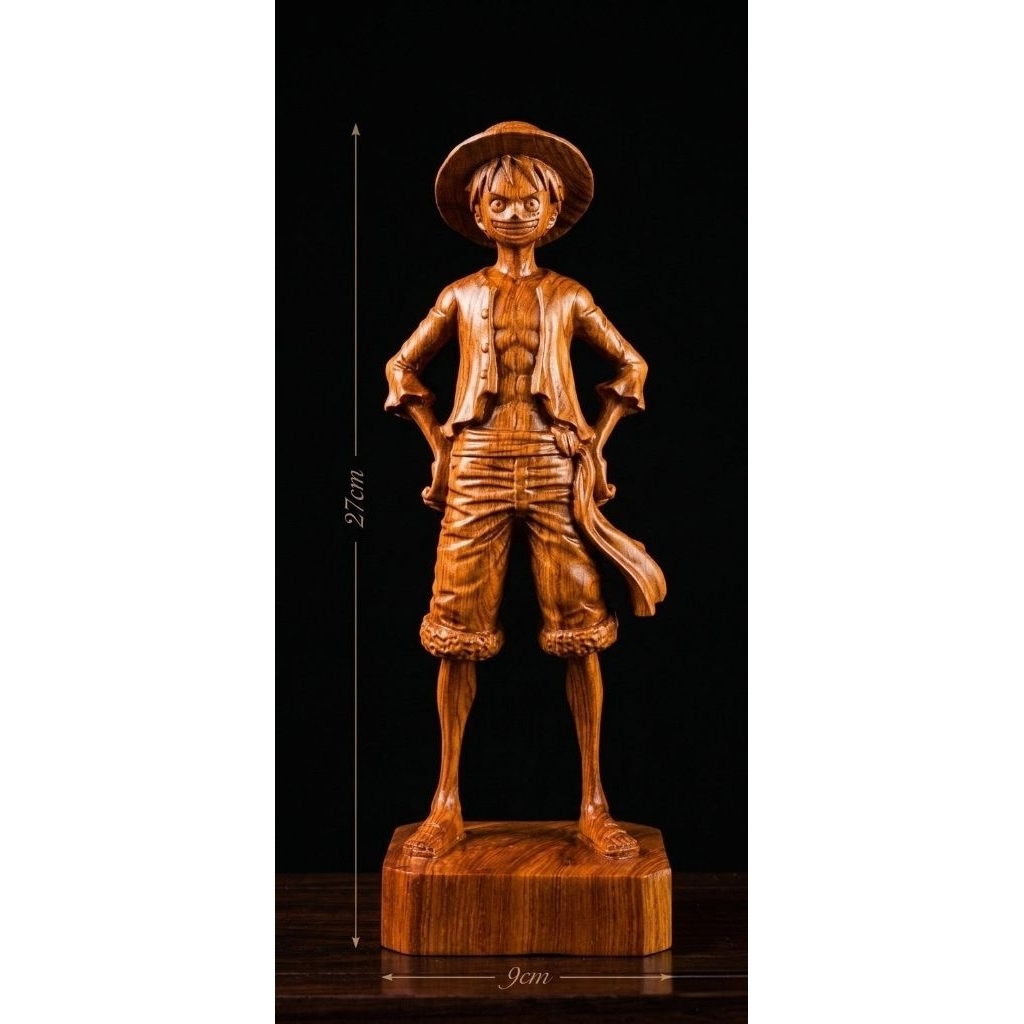 Luffy mô hình figure gỗ