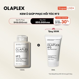 [LIVE] Kem ủ phục hồi tóc hư tổn No.3 100ml