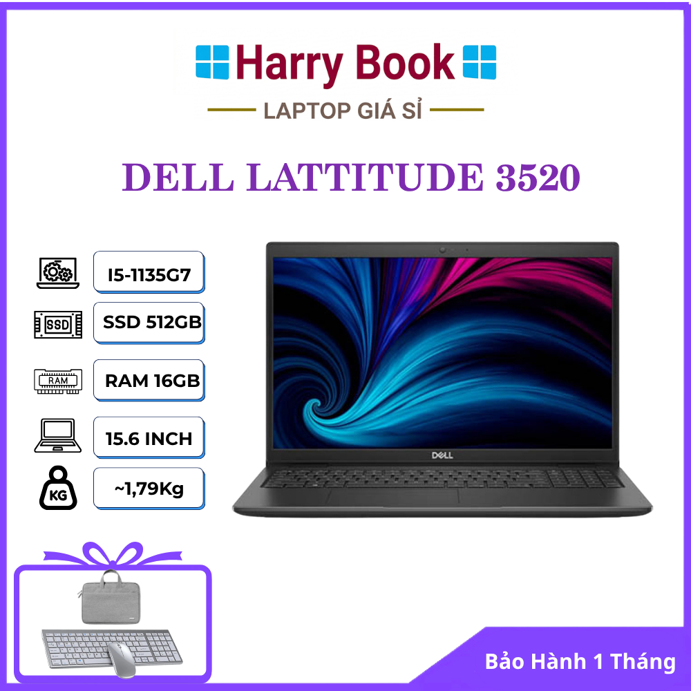Laptop Dell Latitude 3520 - Core i7 1165G7 | RAM 32GB | SSD 1TB