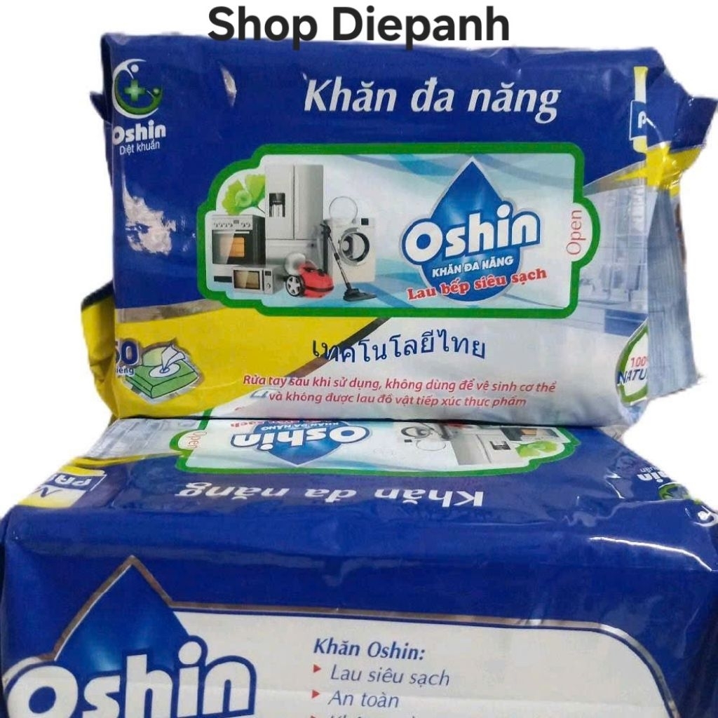 Khăn lau đa năng Oshin 50 tờ