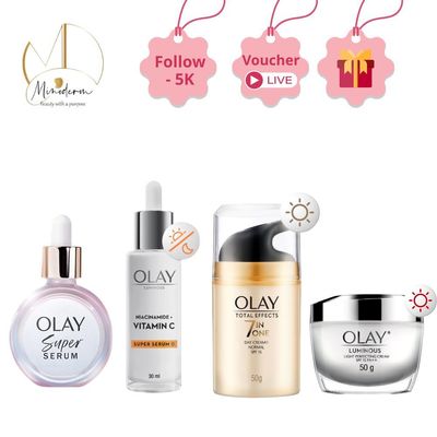 Kem dưỡng ẩm, Serum Olay giúp sáng da, đều màu, cấp ẩm, mờ nến nhăn.