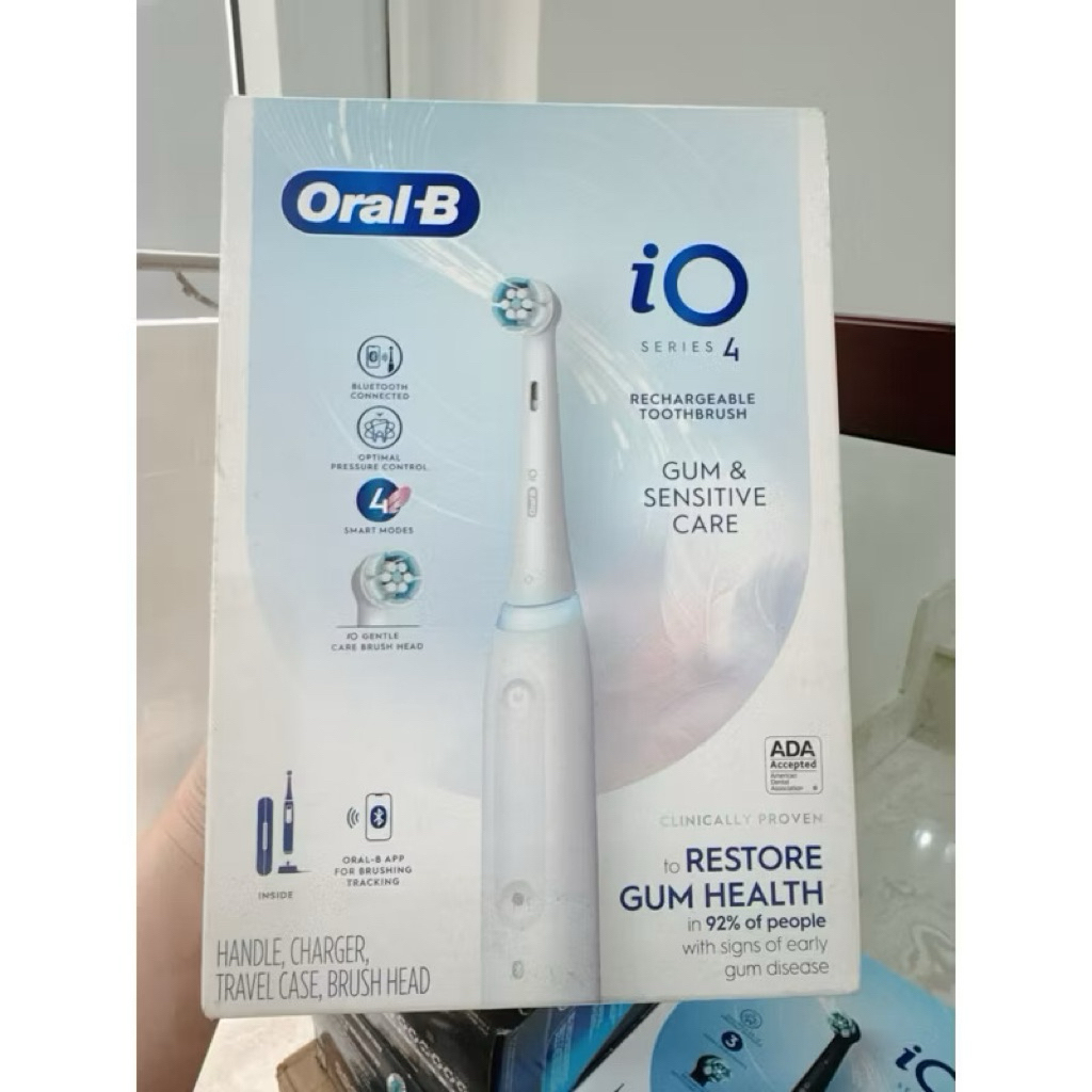 Bàn chải điện Oral-B io Series 3, 4 USA kết nối Bluetooth