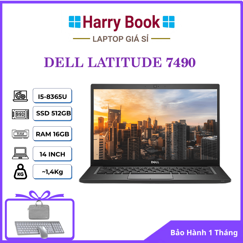 Laptop Dell Latitude 7490 - Core i7 8650U | RAM 32GB | SSD 1TB