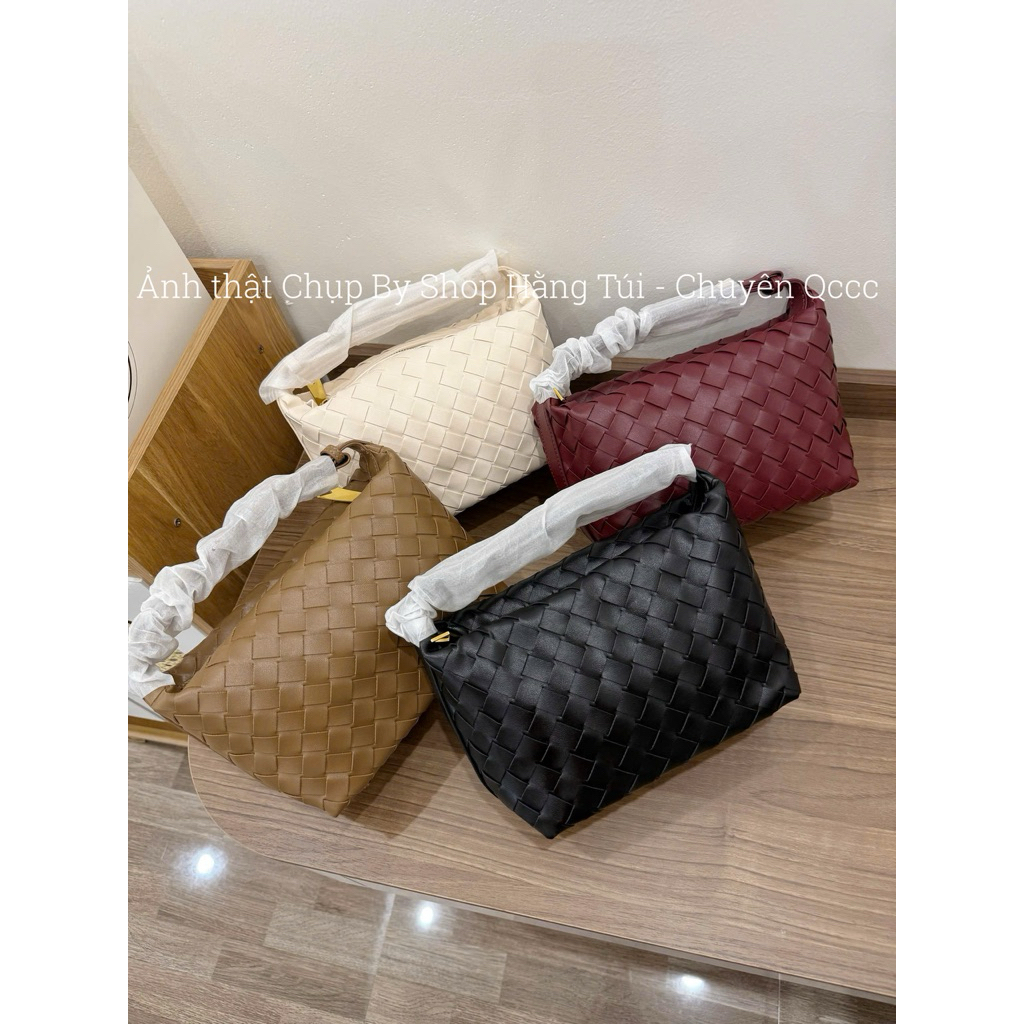 Túi Da Đan Dáng Chữ nhật Size 24cm Sang Chảnh