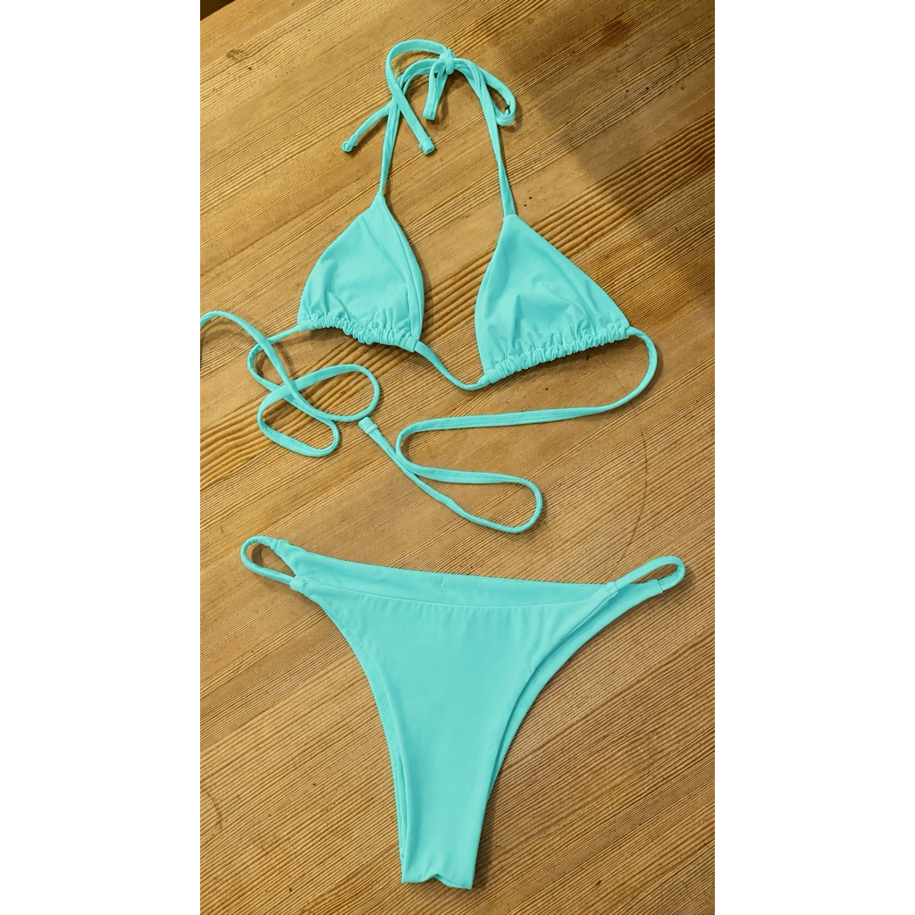 (HOẢ TỐC - SẴN) Bikini Màu Xanh Ngọc Tiffany | BigBuy360 - bigbuy360.vn