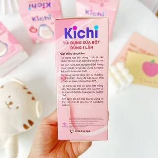 Túi trữ sữa bột Kichi hộp 30 túi đựng 50gram