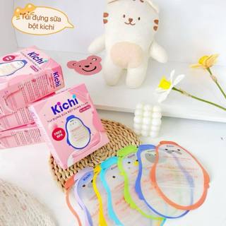 Túi trữ sữa bột Kichi hộp 30 túi đựng 50gram