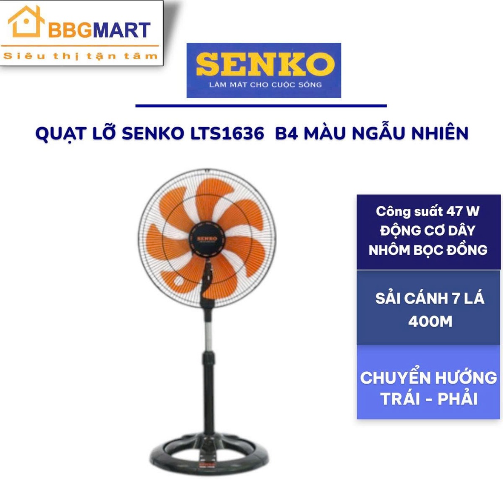 QUẠT LỬNG THÂN SẮT SENKO LTS1636 I TPFAN L245 I YANFAN LTS16 I AKIFAN L45 - TOP QUẠT ĐỨNG BÁN CHẠY