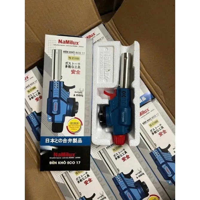 Khò Gas NaMilux - Sử Dụng Cho Bình Gas Mini - Đèn Khò Ga Có Mồi Lửa TS1719RN