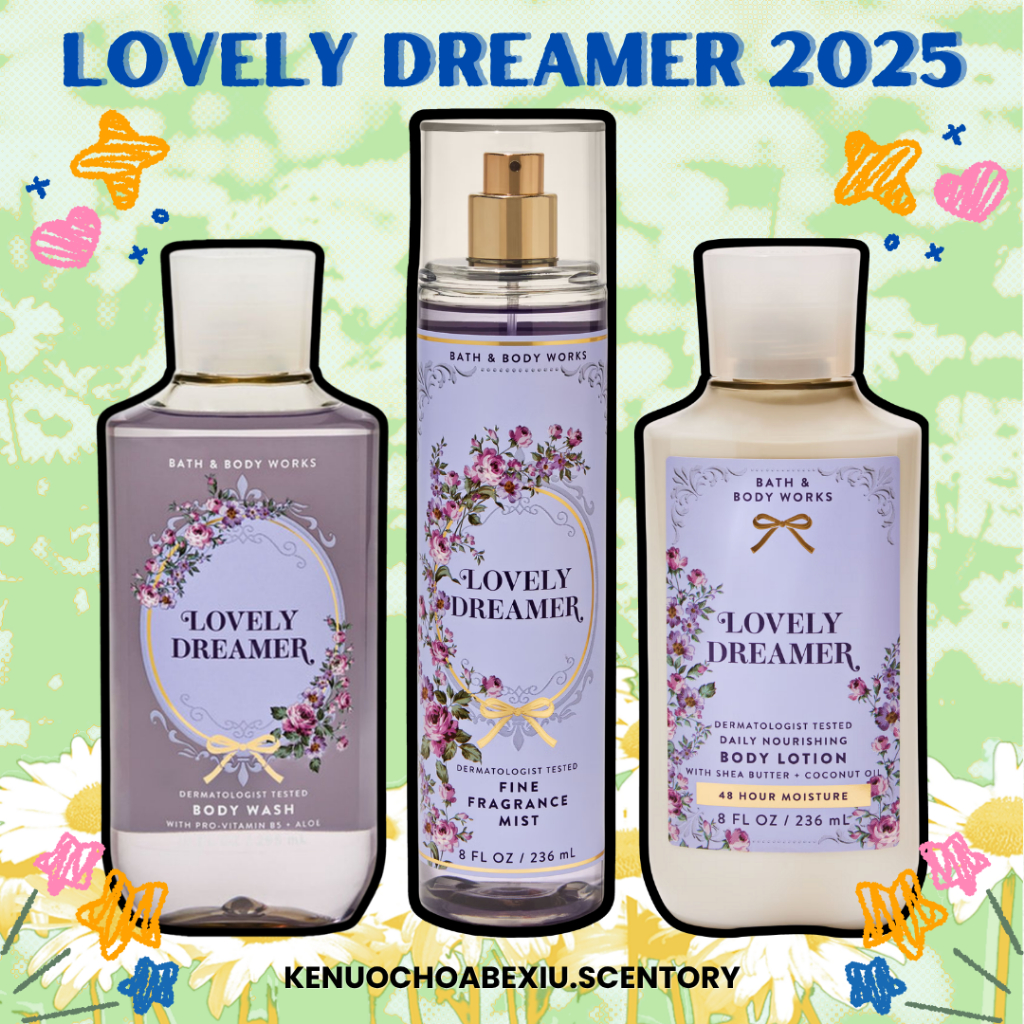 [LOVELY DREAMER 2025 Full Size] Hoa Diên Vĩ + Xạ Hương Thanh Lịch Sạch Sẽ I Mộng Mơ I Bồng Bềnh I Xị