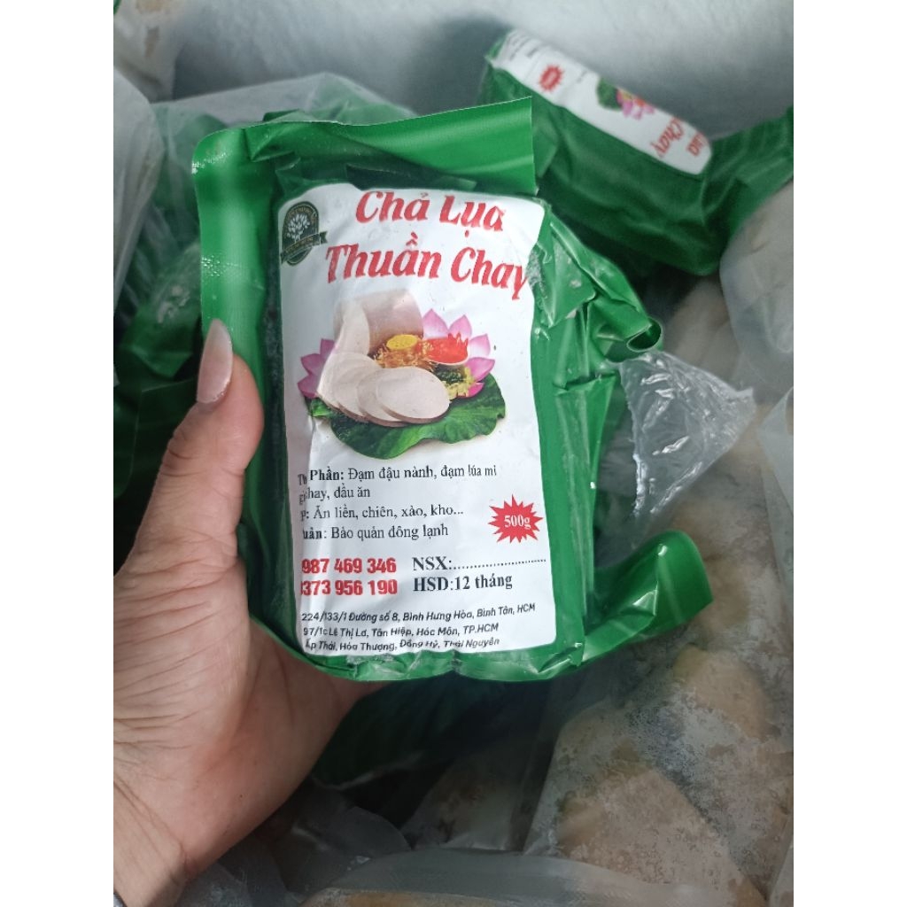 1kg chả lụa thuần chay 2 cây