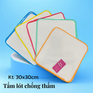 Combo 10 Tấm Lót Chống Thấm Thay Tã Cho Bé Sơ Sinh 30x30cm | Miếng Lót Chống Thấm Mỹ Hưng