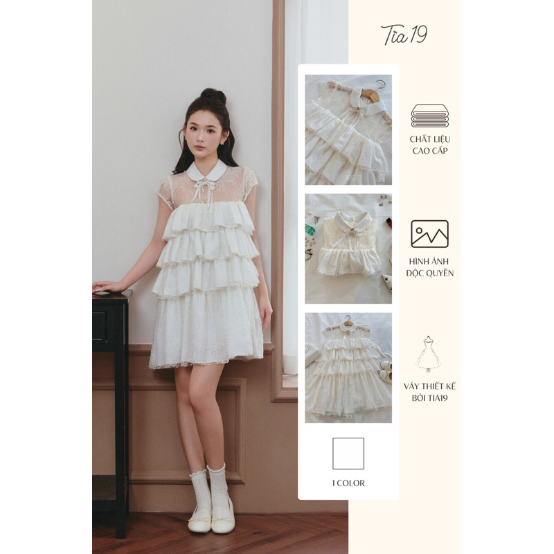 Váy hoa babydoll thiết kế Amara Dress. Đầm babydoll thiết kế