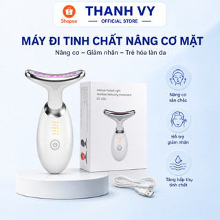 Máy Nâng Cơ Massage Đẩy Tinh Chất EMS Xóa Nếp Nhăn, Tạo Mặt Vline Và Trẻ Hóa Làn Da