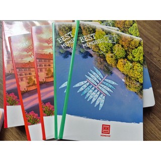 Combo 2  Quyển vở kẻ ngang 200tr Hồng Hà giấy dày dặn, đẹp