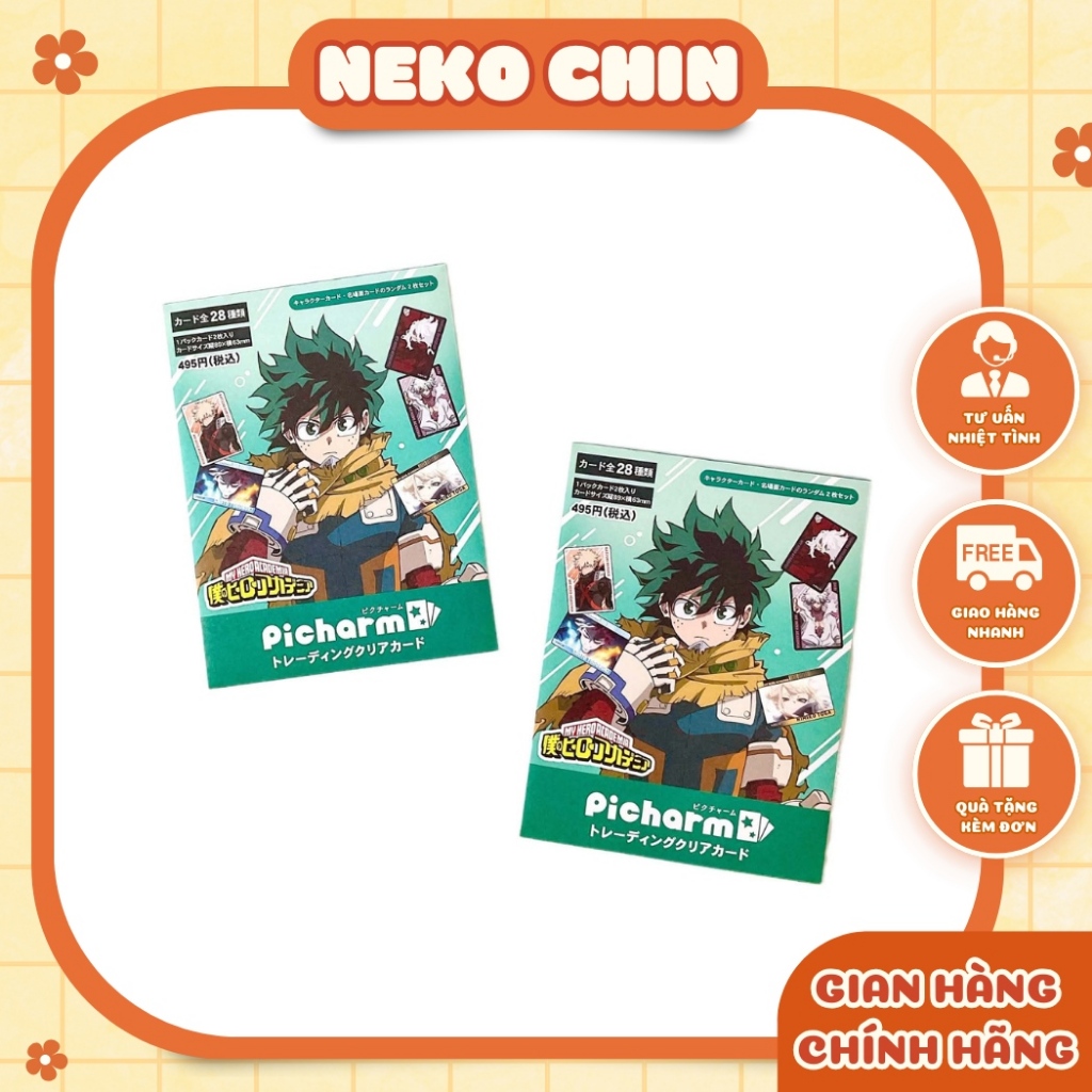 Thẻ Sưu Tập My Hero Academia Picharm - Chính Hãng | Tặng Sleeves | Goods By Nekochin