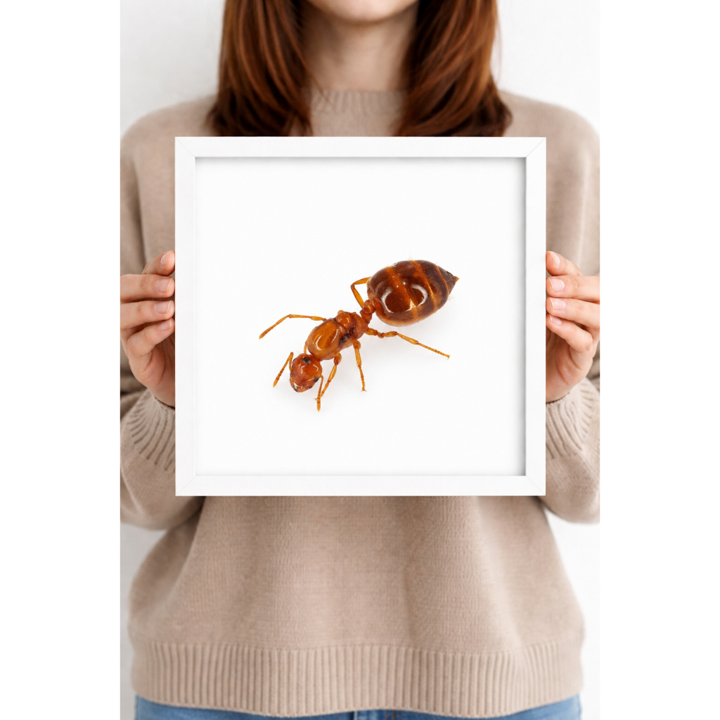 Mô Hình Kiến Cảnh Crematogaster Biroi 1 Queen + Eggs