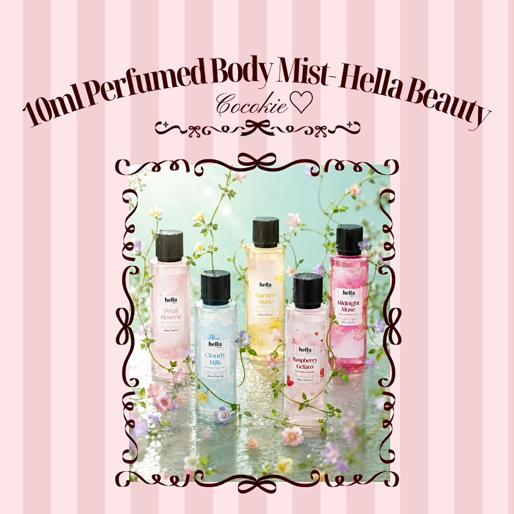 ˗ˏˋ ★ ˎˊ˗ 10ml │ Auth Body mist Xịt thơm Nước hoa cao cấp - Hella Beauty