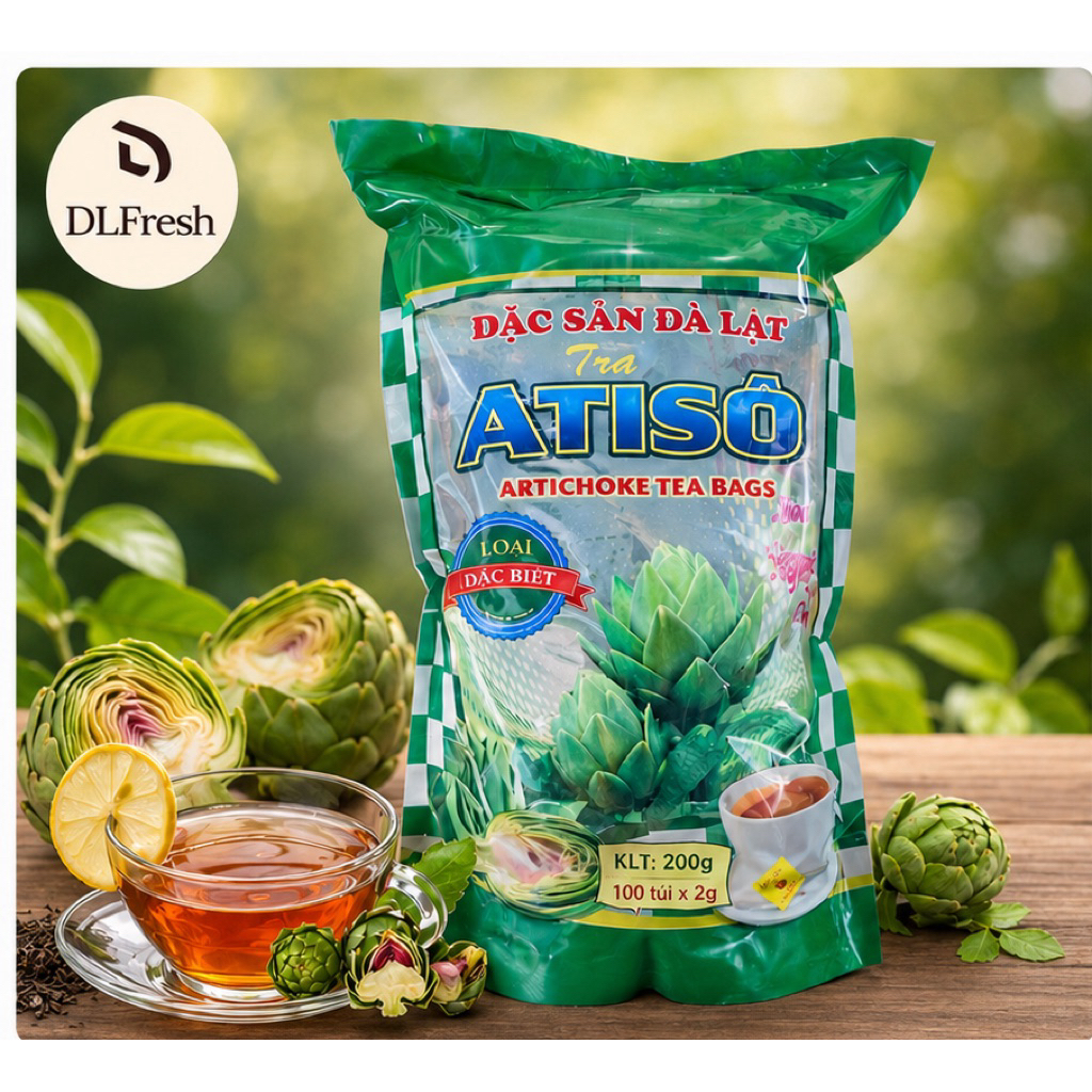 Trà Atiso Túi Lọc DLFresh Đặc Sản Đà Lạt – Hương Thanh Mát Tự Nhiên