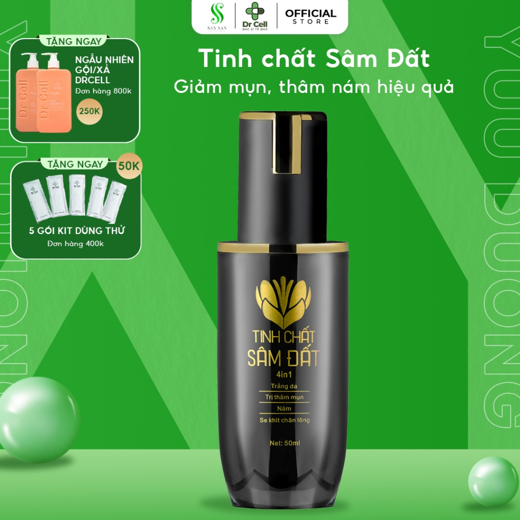 Tinh chất sâm đất drcell hổ trợ giảm mụn thâm - 50ml