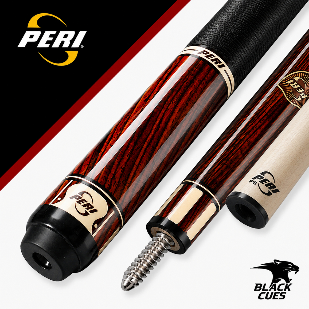 Cơ Peri SY-01 Chính Hãng, Ngọn P8 Công Nghệ, Tặng Kèm Full Phụ Kiện - Black Cues