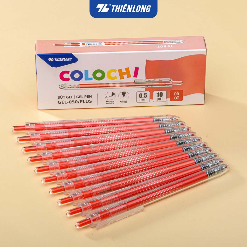 [Combo 3/5/10] Bút gel Colochi Thiên Long Gel-050/PLUS